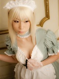 cosplay c78 longphoto 白发性感日本女佣(10)